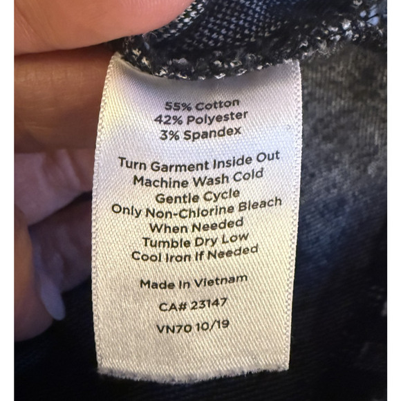 Talbots Sleeveless Top Sabrina Shell Black White Gingham Size Medium - Picture 5 of 9